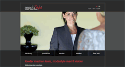 Desktop Screenshot of modastyle.ch